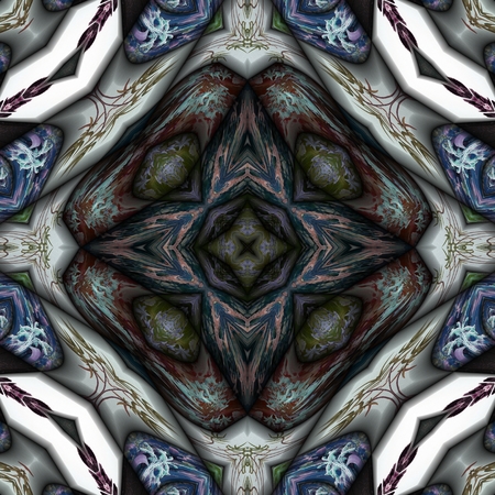 Kaleidoscopic wallpaper tilesの写真素材