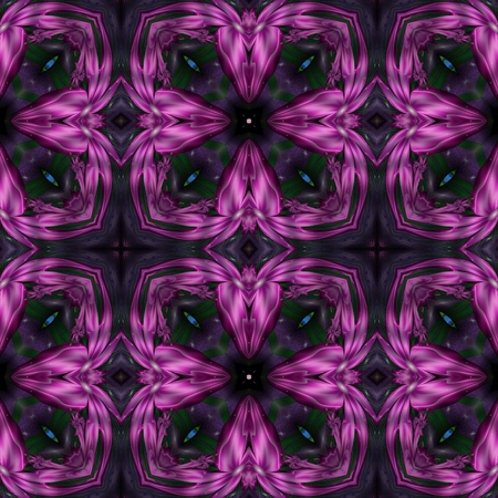 Kaleidoscopic wallpaper tilesの写真素材