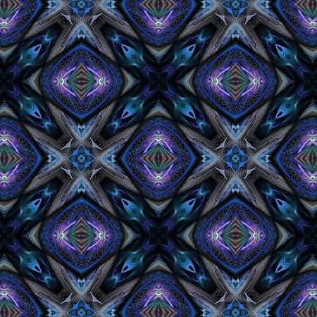 Kaleidoscopic wallpaper tiles