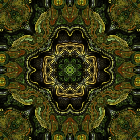 Kaleidoscopic wallpaper seamless loop animationの写真素材