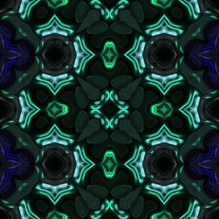 Kaleidoscopic wallpaper seamless loop animationの写真素材