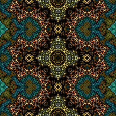 Kaleidoscopic wallpaper seamless loop animation