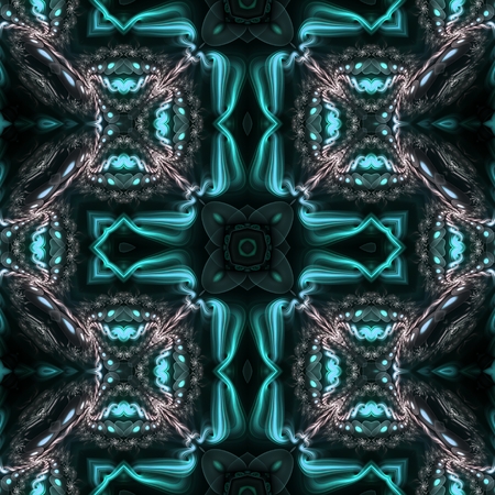 Kaleidoscopic wallpaper seamless loop animationの写真素材