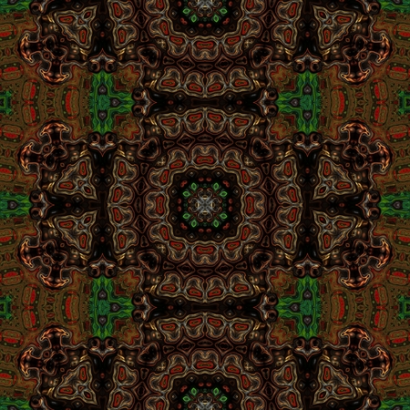 Kaleidoscopic wallpaper seamless loop animationの写真素材