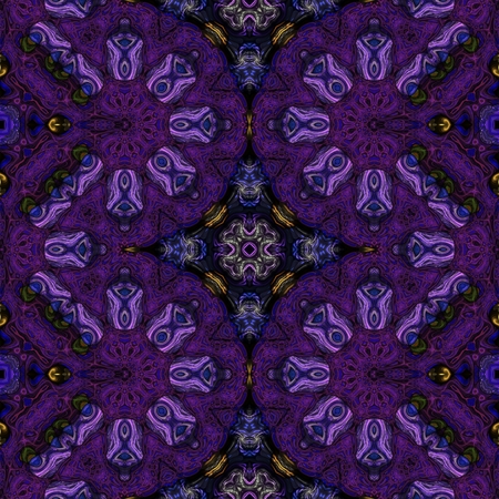 Kaleidoscopic wallpaper seamless loop animationの写真素材