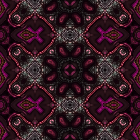 Kaleidoscopic wallpaper seamless loop animationの写真素材