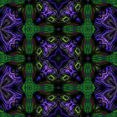 Kaleidoscopic wallpaper seamless loop animationの写真素材