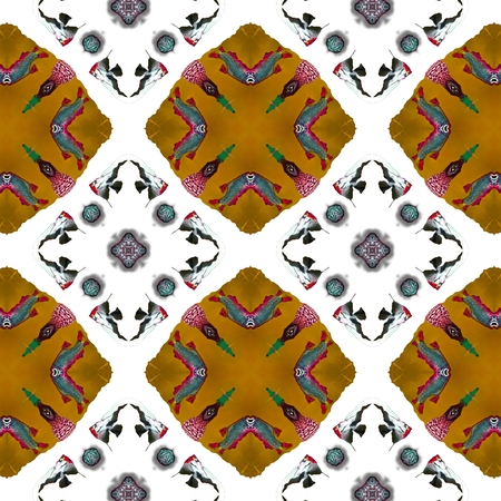 Kaleidoscopic wallpaper seamless loop animationの写真素材