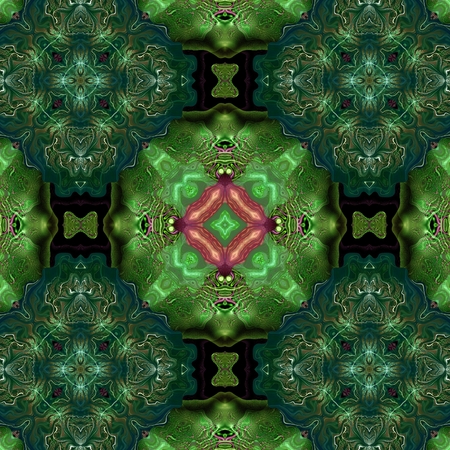 Kaleidoscopic wallpaper seamless loop animationの写真素材