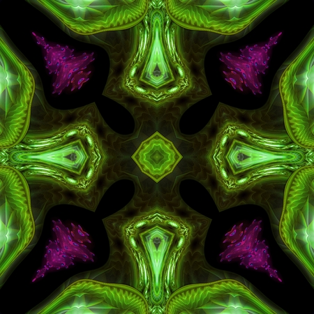 Kaleidoscopic wallpaper seamless loop animationの写真素材