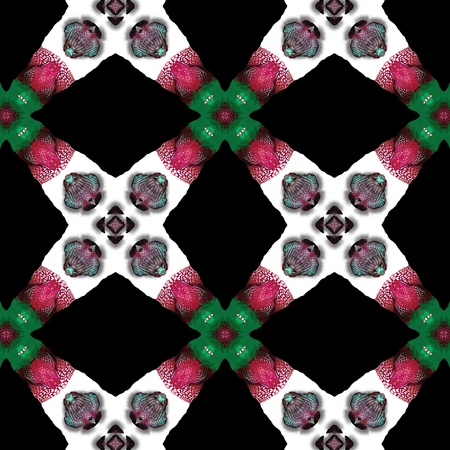 Kaleidoscopic wallpaper seamless loop animationの写真素材