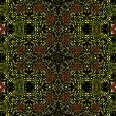 Kaleidoscopic wallpaper seamless loop animationの写真素材