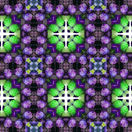 Kaleidoscopic wallpaper tilesの写真素材