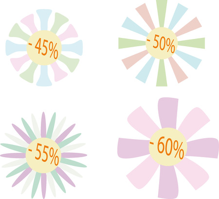 discountsのイラスト素材