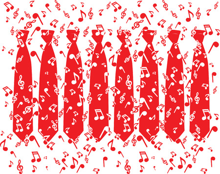 Music Tiesのイラスト素材