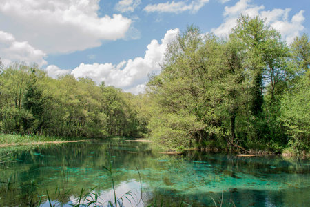 Beatiful Turquoise springsの写真素材