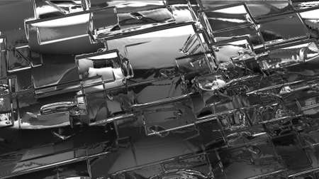 3D rendering abstract gray glass backgroundの写真素材