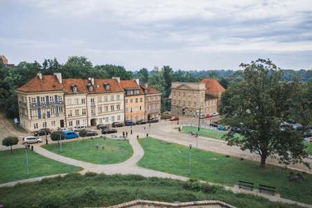 Krakow, Poland, August, 2017: Summer Poland cityscapeのeditorial素材