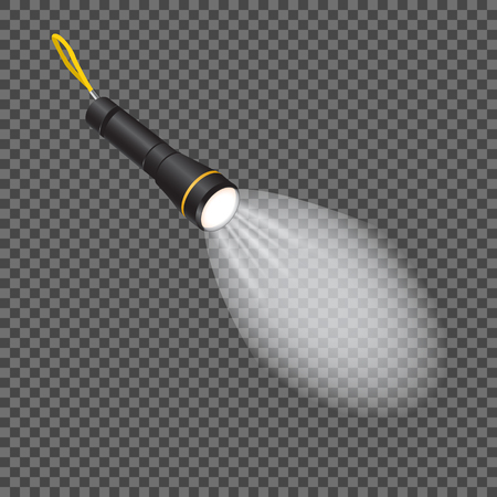 Flashlight on a transparent backgroundのイラスト素材