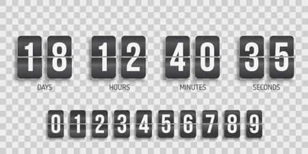 Flip board under constuction page. Isolated on transparent backgroundのイラスト素材