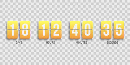 Flip board under constuction page. Isolated on transparent backgroundのイラスト素材