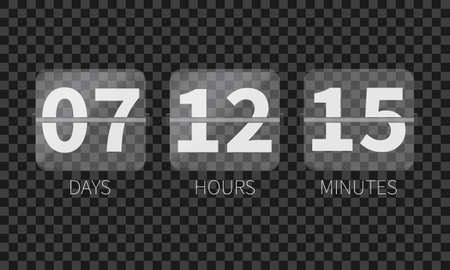 Flip board under constuction page. Isolated on transparent backgroundのイラスト素材