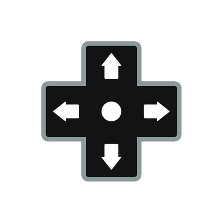 Video game controller icon.Joystick, game play iconのイラスト素材
