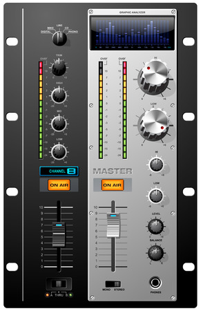 Record Studio Controlsのイラスト素材