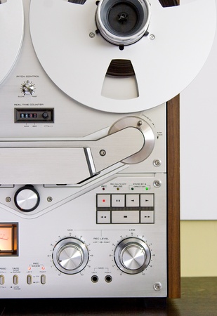 Reel-to-reel recorder controlsの写真素材