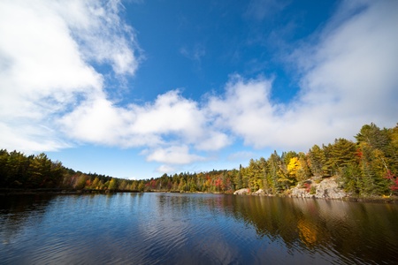 Fishing Lake Epic vista, Canadaの写真素材