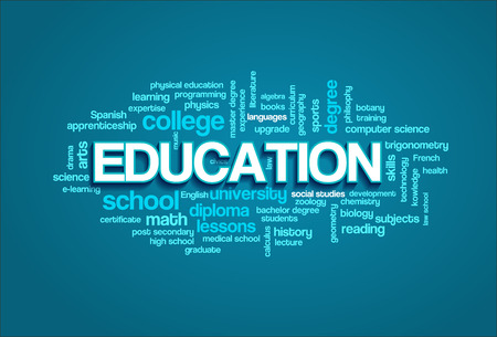 Education Word Cloud Bubble Tags Tree Detailedのイラスト素材