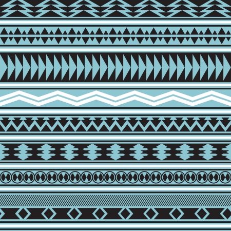 Tribal striped seamless pattern  Geometric background  Swatches of seamless pattern included in the file のイラスト素材