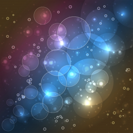 Festive bokeh background, space and magical のイラスト素材