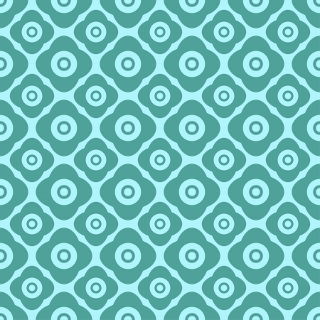 Seamless floral pattern with geometric stylized flowers  Can be used to fabric design, wallpaper, decorative paper, web design, etc  Swatches of seamless patterns included in the file のイラスト素材