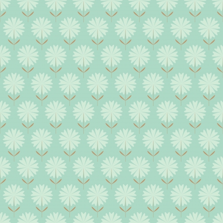Seamless floral pattern with geometric stylized flowers  Can be used to fabric design, wallpaper, decorative paper, web design, etc  Swatches of seamless patterns included in the file のイラスト素材