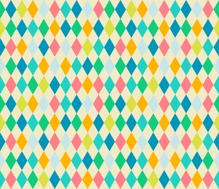 Mosaic seamless patterns in retro style  Soft colors  Can be used to fabric design, wallpaper, decorative paper, web design, etc  Swatches of seamless patterns included in the file のイラスト素材