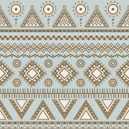 Aztec seamless pattern  Can be used in fabric design for making of clothes, accessories; decorative paper, wrapping, envelope; web design, etc  Swatches of seamless pattern included in the file  のイラスト素材