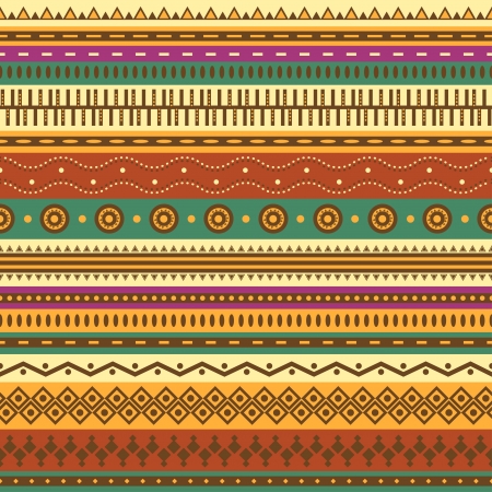 Aztec seamless pattern  Can be used in fabric design for making of clothes, accessories; decorative paper, wrapping, envelope; web design, etc  Swatches of seamless pattern included in the file  のイラスト素材