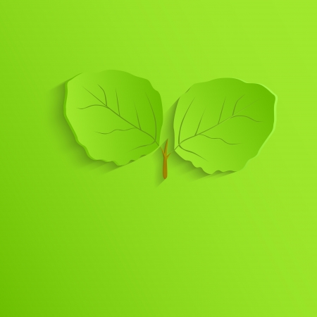 Abstract green eco background  Ecology concept  Geometric modern origami style のイラスト素材