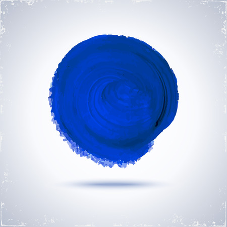 Grunde blue paint circle for design. Abstract background.のイラスト素材