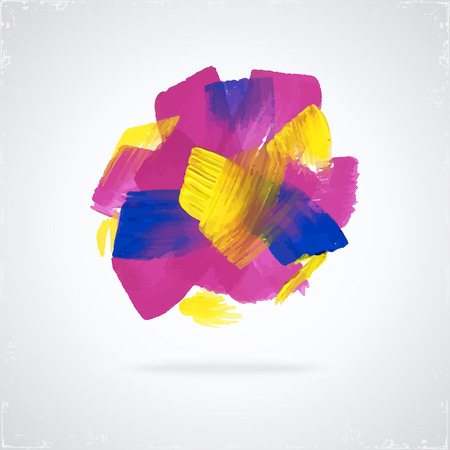 Grunde paint circle for design. Abstract background.のイラスト素材