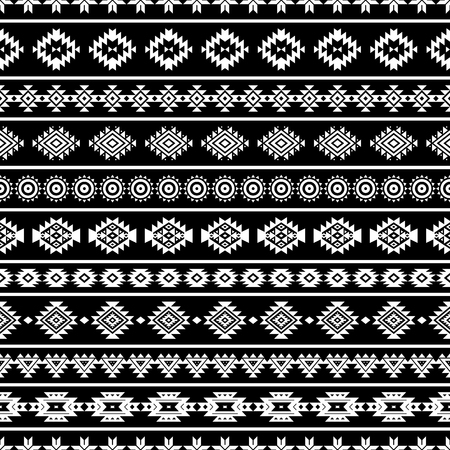 Aztec seamless pattern, vector. Native american motifs. Tribal geometric background. Can be used for textile design, yoga clothes and accessories, backpacks, bags, phone cases, etc.のイラスト素材