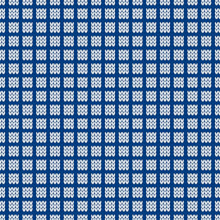 Winter knitted pattern. Nordic style ornament. Holiday background. Grid pattern, seamless wool texture. Vector illustration.のイラスト素材