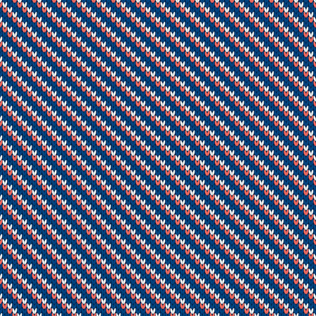 Knitted seamless pattern with strips. Norwegian style sweater. Wool texture. Vector illustration....