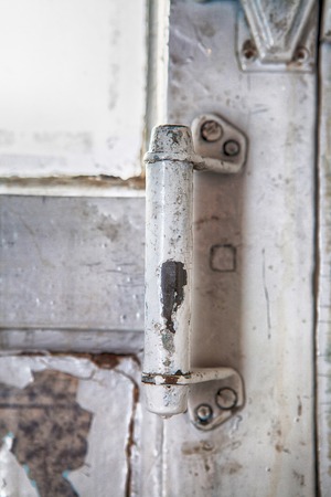 Old door handle woodenの写真素材