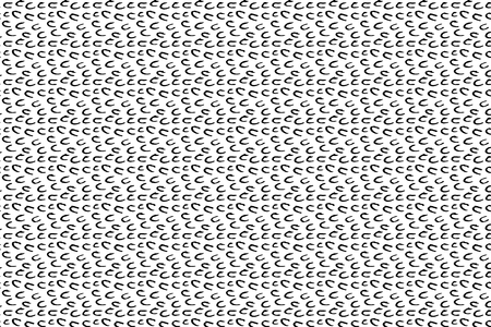 Hand drawn ink seamless pattern illustration.のイラスト素材