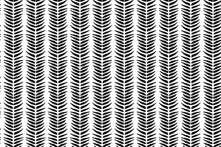 Hand drawn ink seamless pattern illustration.のイラスト素材