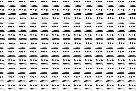 Hand drawn ink seamless patternの写真素材