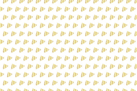 Golden Vector Hand Drawn Abstract Patternのイラスト素材
