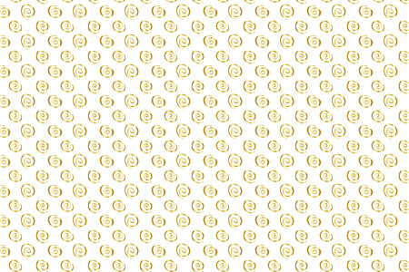 Golden Vector Hand Drawn Abstract Patternのイラスト素材
